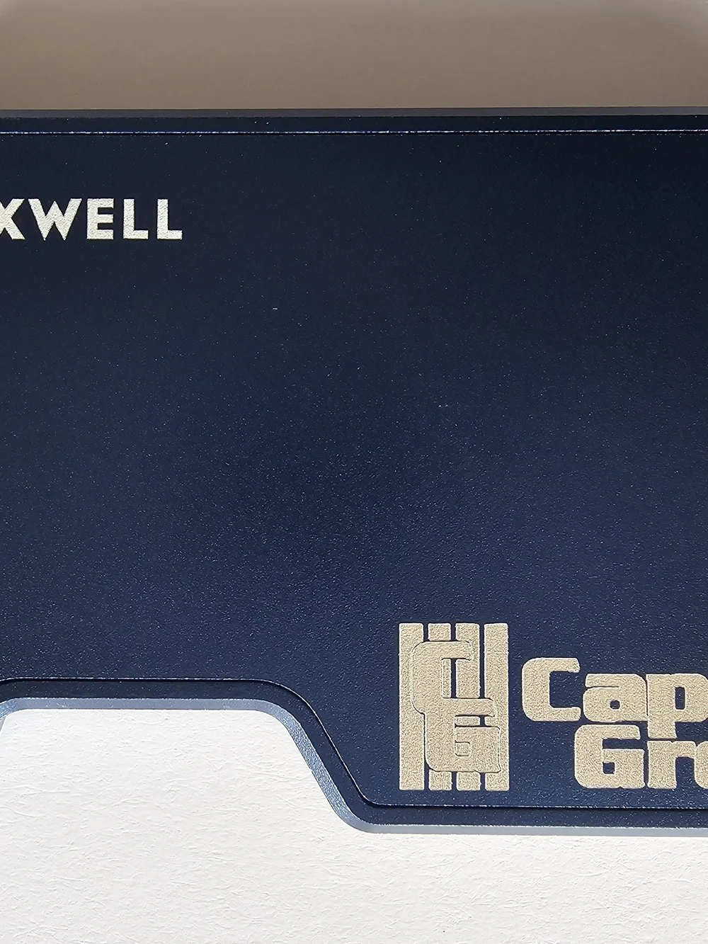 Axwell Mag-Lock Wallet Blue – Brand New in Box – Aluminum